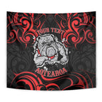 Personalised Aotearoa Bulldog Tapestry NZ Maori Tattoo