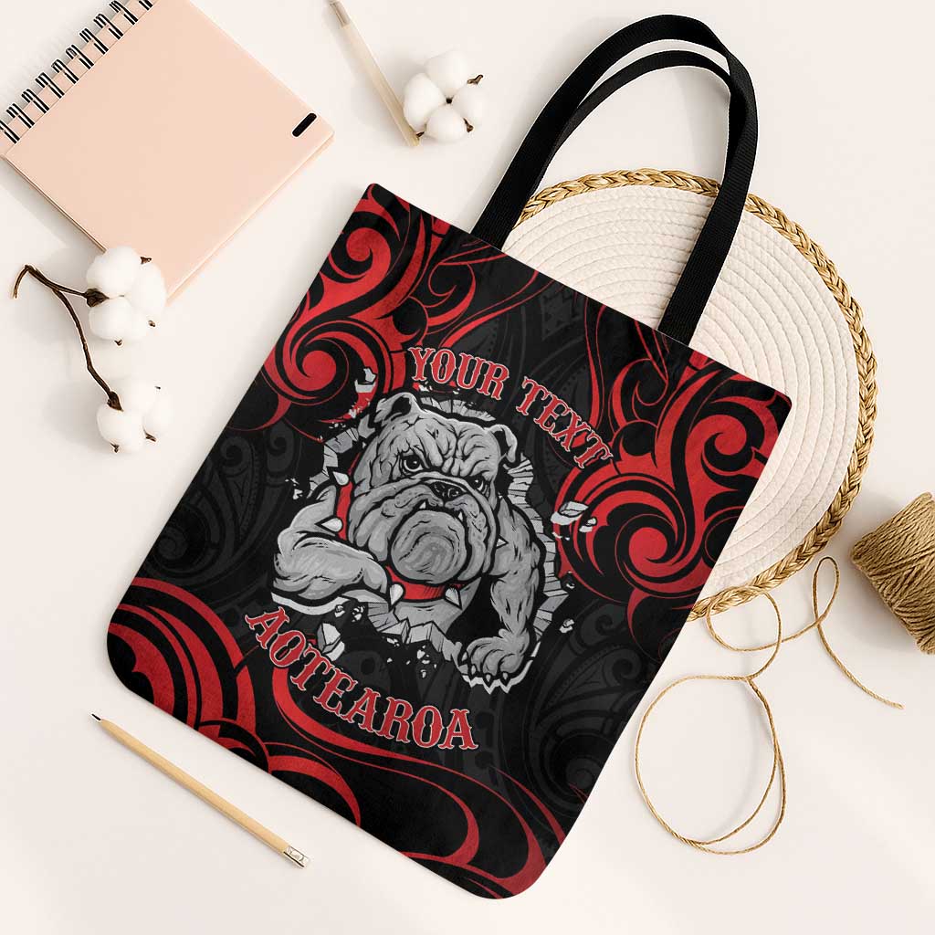 Personalised Aotearoa Bulldog Tote Bag NZ Maori Tattoo - Aussie Hoodie