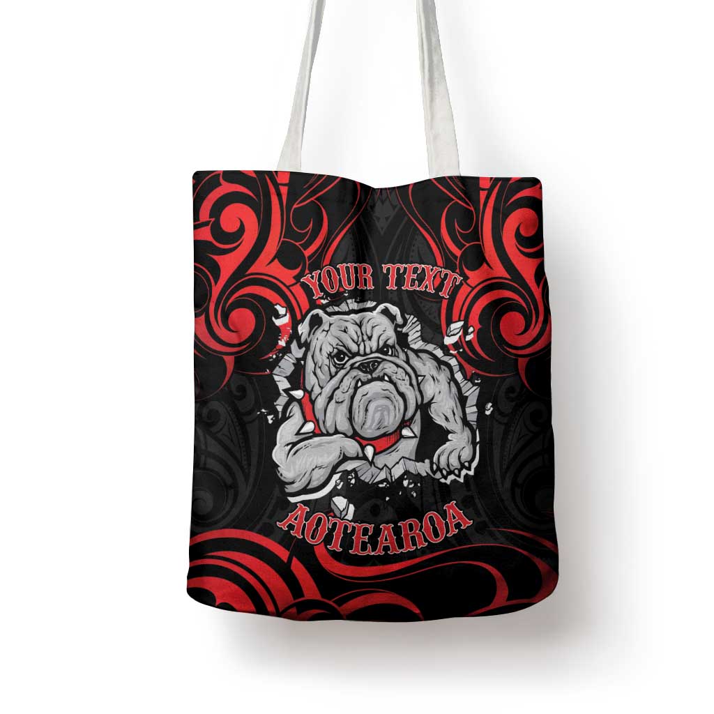 Personalised Aotearoa Bulldog Tote Bag NZ Maori Tattoo - Aussie Hoodie