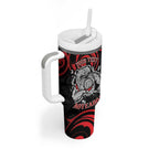 Personalised Aotearoa Bulldog Tumbler With Handle NZ Maori Tattoo