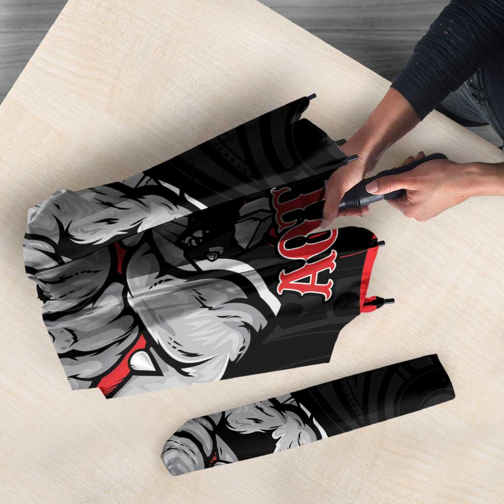 Personalised Aotearoa Bulldog Umbrella NZ Maori Tattoo - Aussie Hoodie