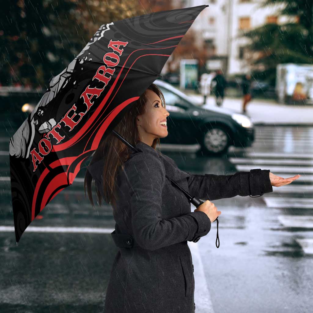 Personalised Aotearoa Bulldog Umbrella NZ Maori Tattoo - Aussie Hoodie