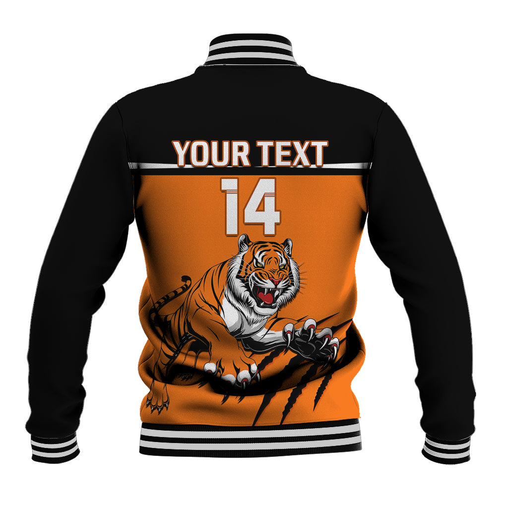 personalised-wests-tigers-rugby-baseball-jacket-orange-simple-style