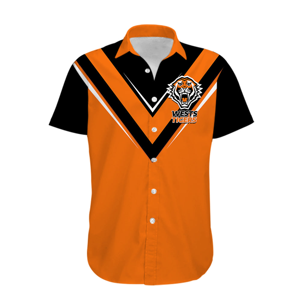 personalised-wests-tigers-rugby-hawaiian-shirt-orange-simple-style