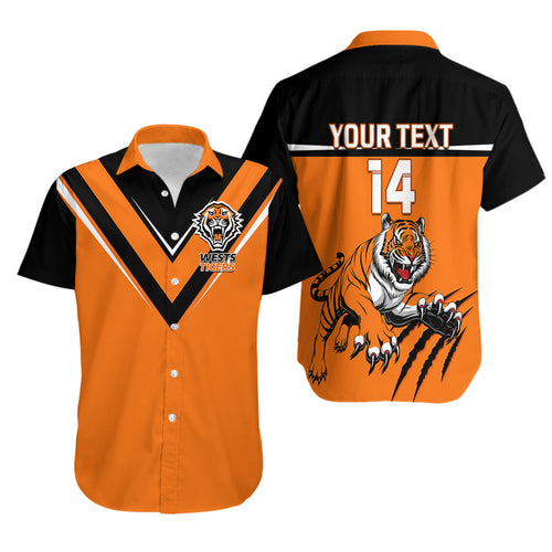personalised-wests-tigers-rugby-hawaiian-shirt-orange-simple-style