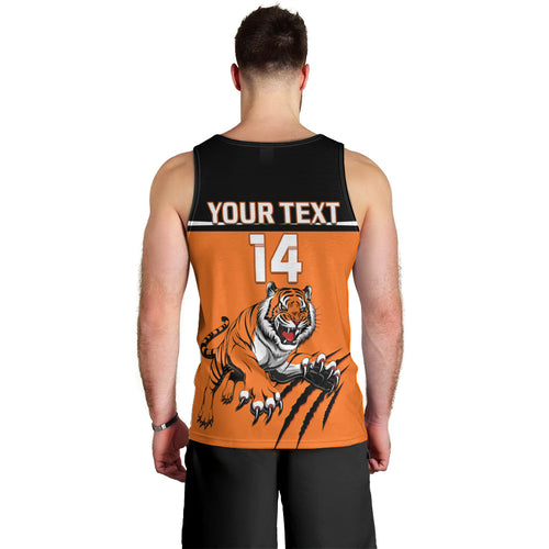 personalised-wests-tigers-rugby-men-tank-top-orange-simple-style