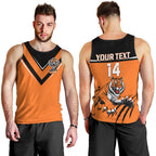 personalised-wests-tigers-rugby-men-tank-top-orange-simple-style