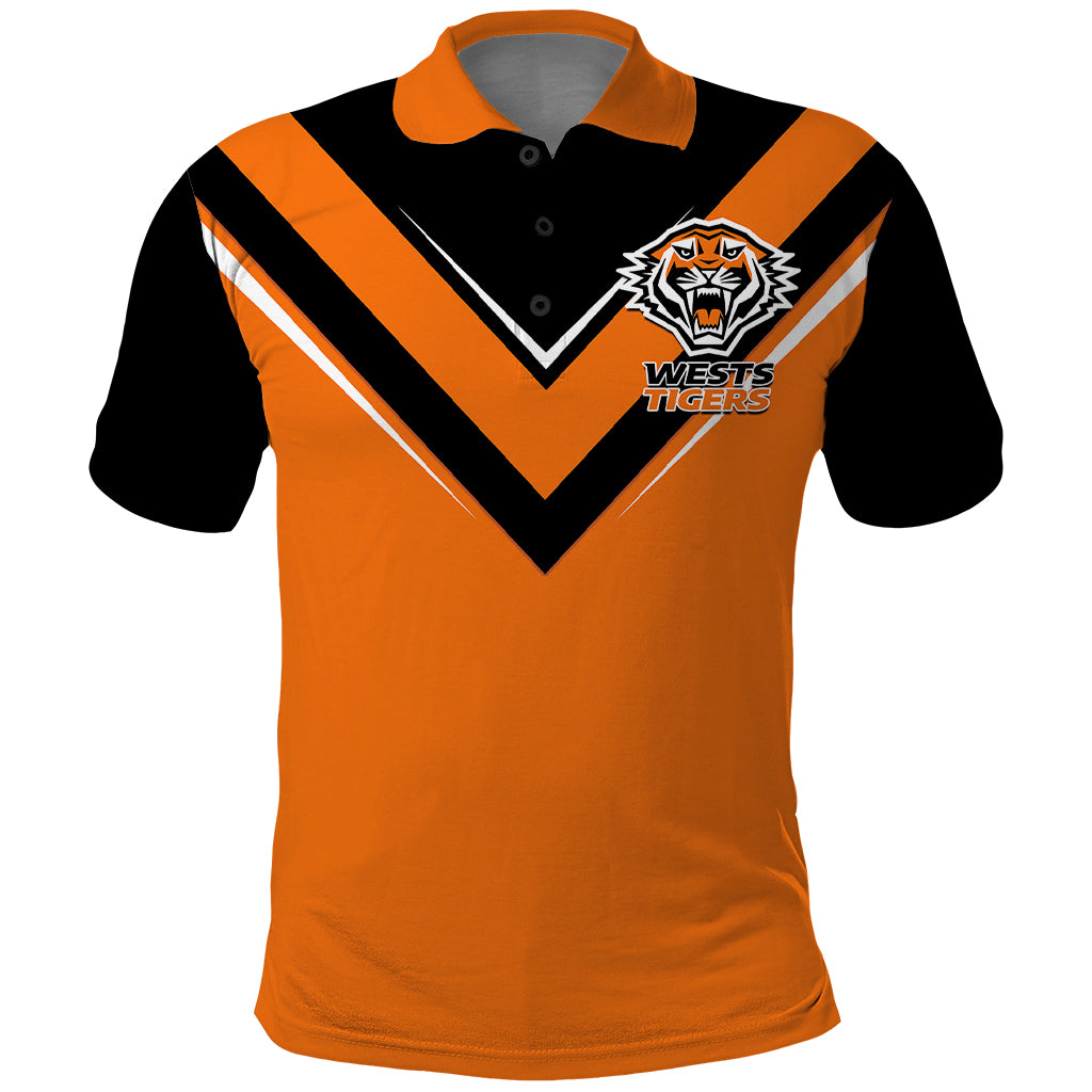 personalised-wests-tigers-rugby-polo-shirt-orange-simple-style