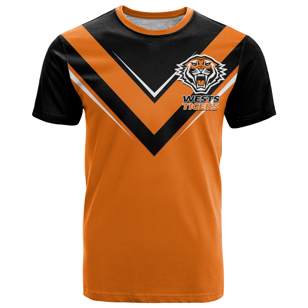 personalised-wests-tigers-rugby-t-shirt-orange-simple-style