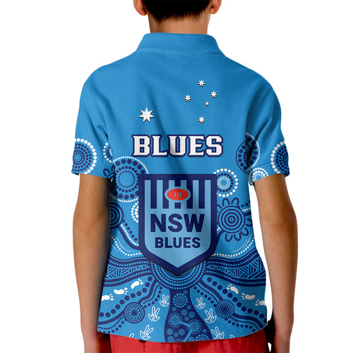 nsw-rugby-kid-polo-shirt-blues-aboriginal-art