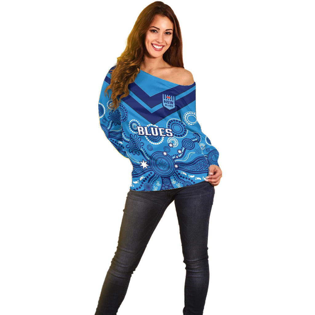 nsw-rugby-off-shoulder-sweater-blues-aboriginal-art
