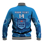 personalised-nsw-rugby-baseball-jacket-blues-aboriginal-art