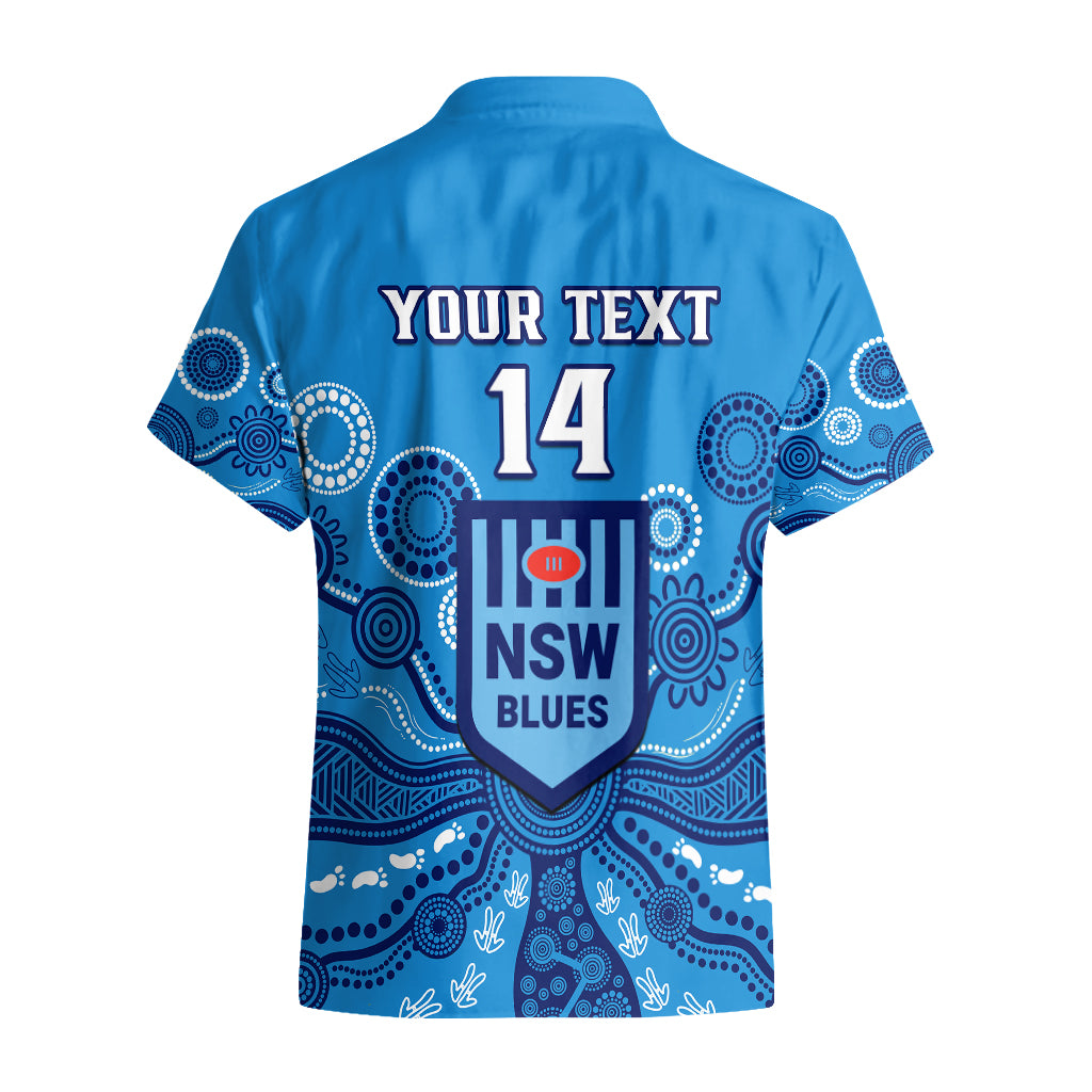 personalised-nsw-rugby-hawaiian-shirt-blues-aboriginal-art
