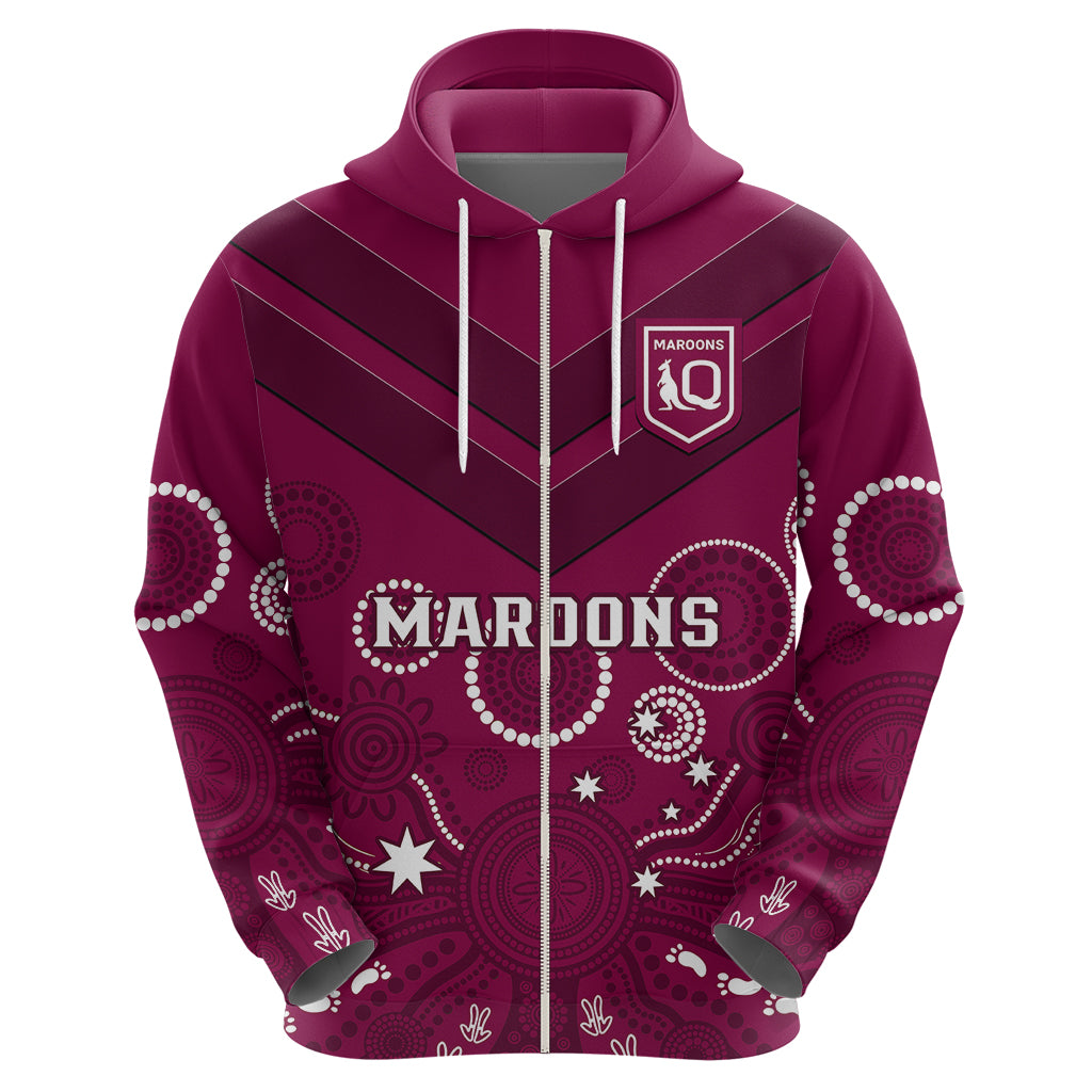maroons-rugby-hoodie-qld-aboriginal-art