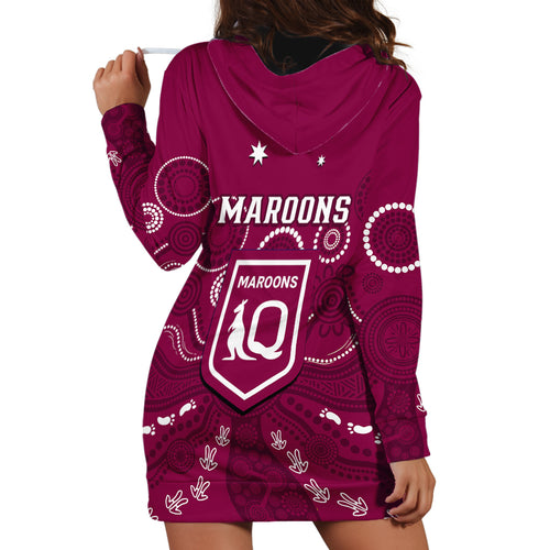 maroons-rugby-hoodie-dress-qld-aboriginal-art