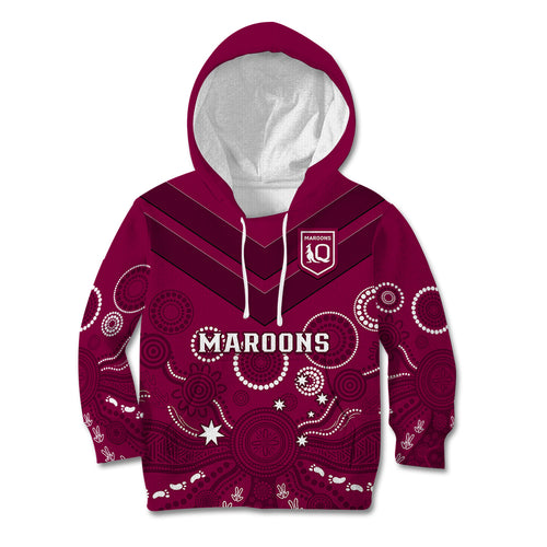maroons-rugby-kid-hoodie-qld-aboriginal-art