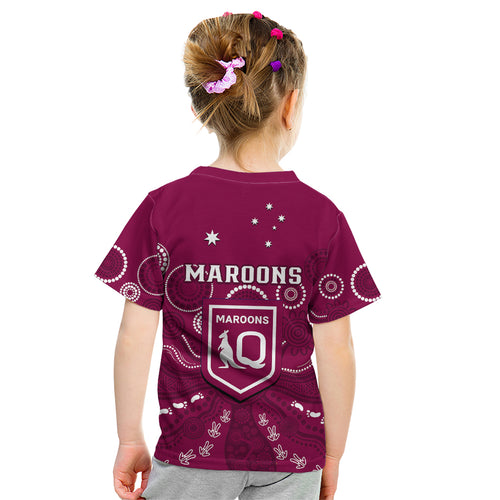 maroons-rugby-kid-t-shirt-qld-aboriginal-art