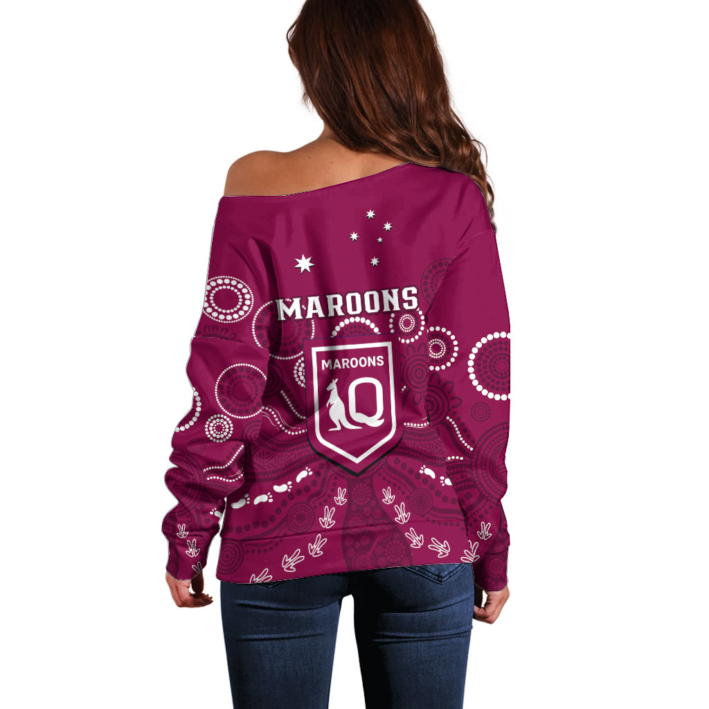 maroons-rugby-off-shoulder-sweater-qld-aboriginal-art