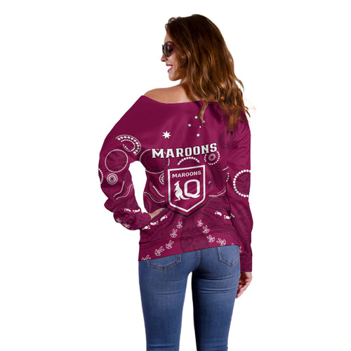 maroons-rugby-off-shoulder-sweater-qld-aboriginal-art