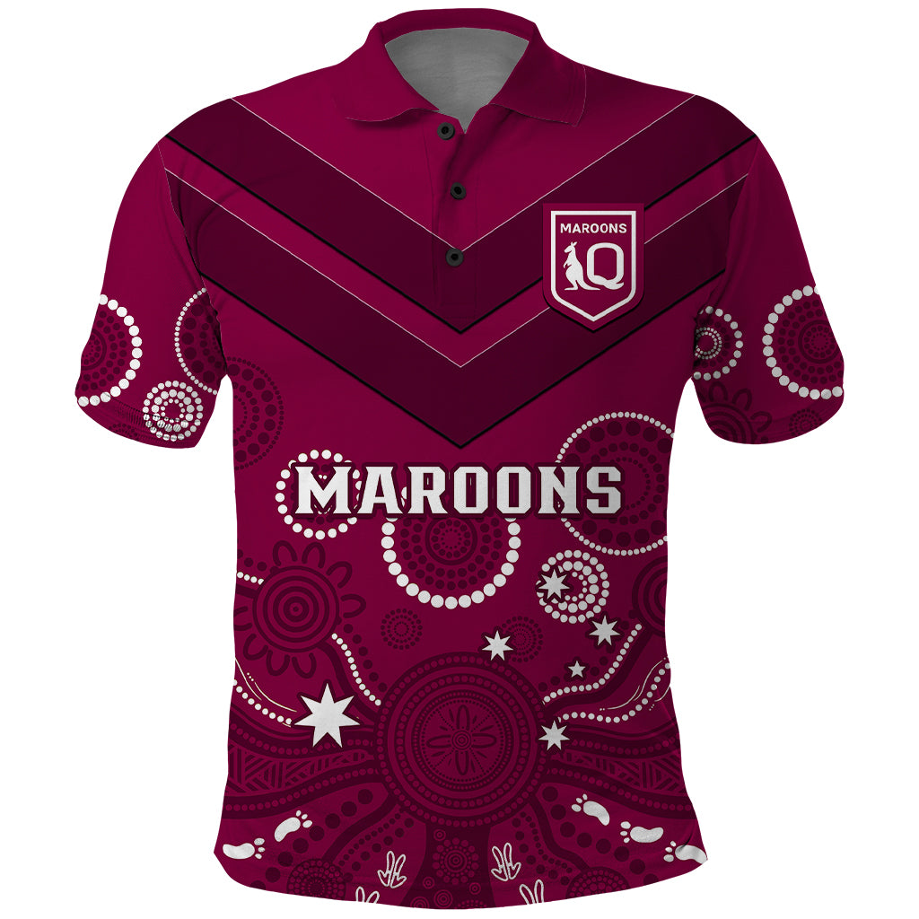 maroons-rugby-polo-shirt-qld-aboriginal-art