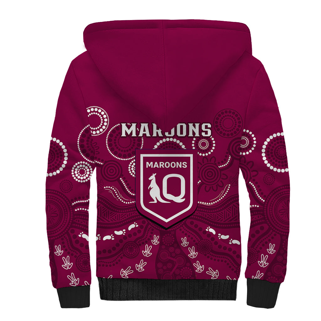 maroons-rugby-sherpa-hoodie-qld-aboriginal-art