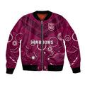 personalised-maroons-rugby-bomber-jacket-qld-aboriginal-art