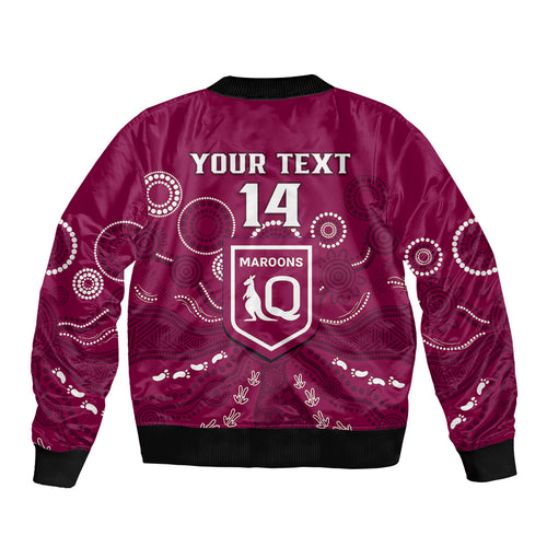 personalised-maroons-rugby-bomber-jacket-qld-aboriginal-art