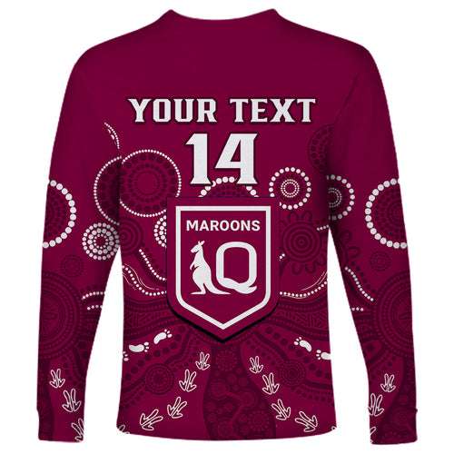 personalised-maroons-rugby-long-sleeve-shirt-qld-aboriginal-art