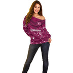 personalised-maroons-rugby-off-shoulder-sweater-qld-aboriginal-art