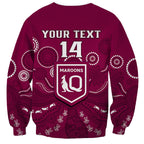 personalised-maroons-rugby-sweatshirt-qld-aboriginal-art