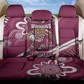QLD Maroons Rugby Custom Back Car Seat Cover Go Cane toads Aboriginal Art