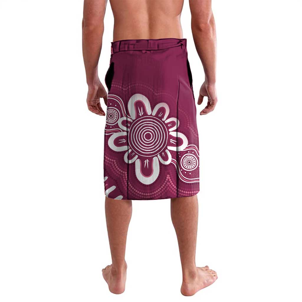 QLD Maroons Rugby Custom Lavalava Go Cane toads Aboriginal Art