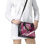 QLD Maroons Rugby Custom Shoulder Handbag Go Cane toads Aboriginal Art