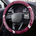 QLD Maroons Rugby Steering Wheel Cover Go Cane toads Aboriginal Art