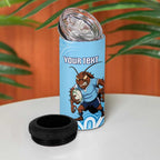 NSW Blues Rugby Custom 4 in 1 Can Cooler Tumbler Go Cockroaches Aboriginal Art