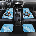NSW Blues Rugby Custom Car Mats Go Cockroaches Aboriginal Art