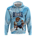 NSW Blues Rugby Custom Hoodie Go Cockroaches Aboriginal Art
