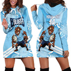 NSW Blues Rugby Custom Hoodie Dress Go Cockroaches Aboriginal Art