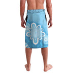 NSW Blues Rugby Custom Lavalava Go Cockroaches Aboriginal Art