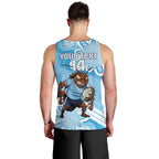 NSW Blues Rugby Custom Men Tank Top Go Cockroaches Aboriginal Art