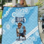 NSW Blues Rugby Custom Quilt Go Cockroaches Aboriginal Art