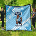 NSW Blues Rugby Custom Quilt Go Cockroaches Aboriginal Art