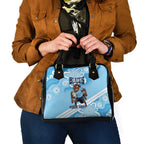 NSW Blues Rugby Custom Shoulder Handbag Go Cockroaches Aboriginal Art