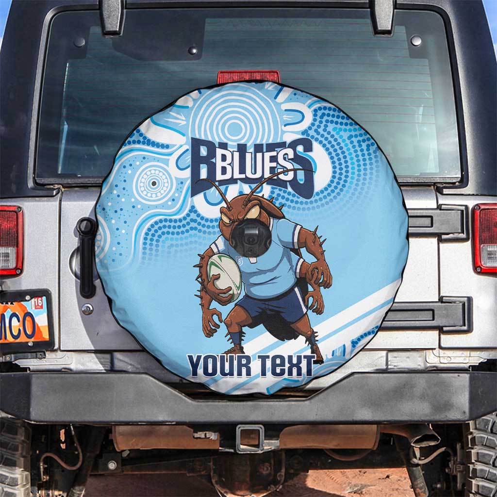 NSW Blues Rugby Custom Spare Tire Cover Go Cockroaches Aboriginal Art