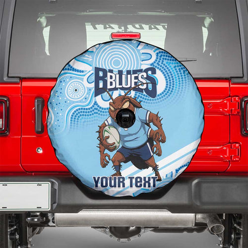 NSW Blues Rugby Custom Spare Tire Cover Go Cockroaches Aboriginal Art