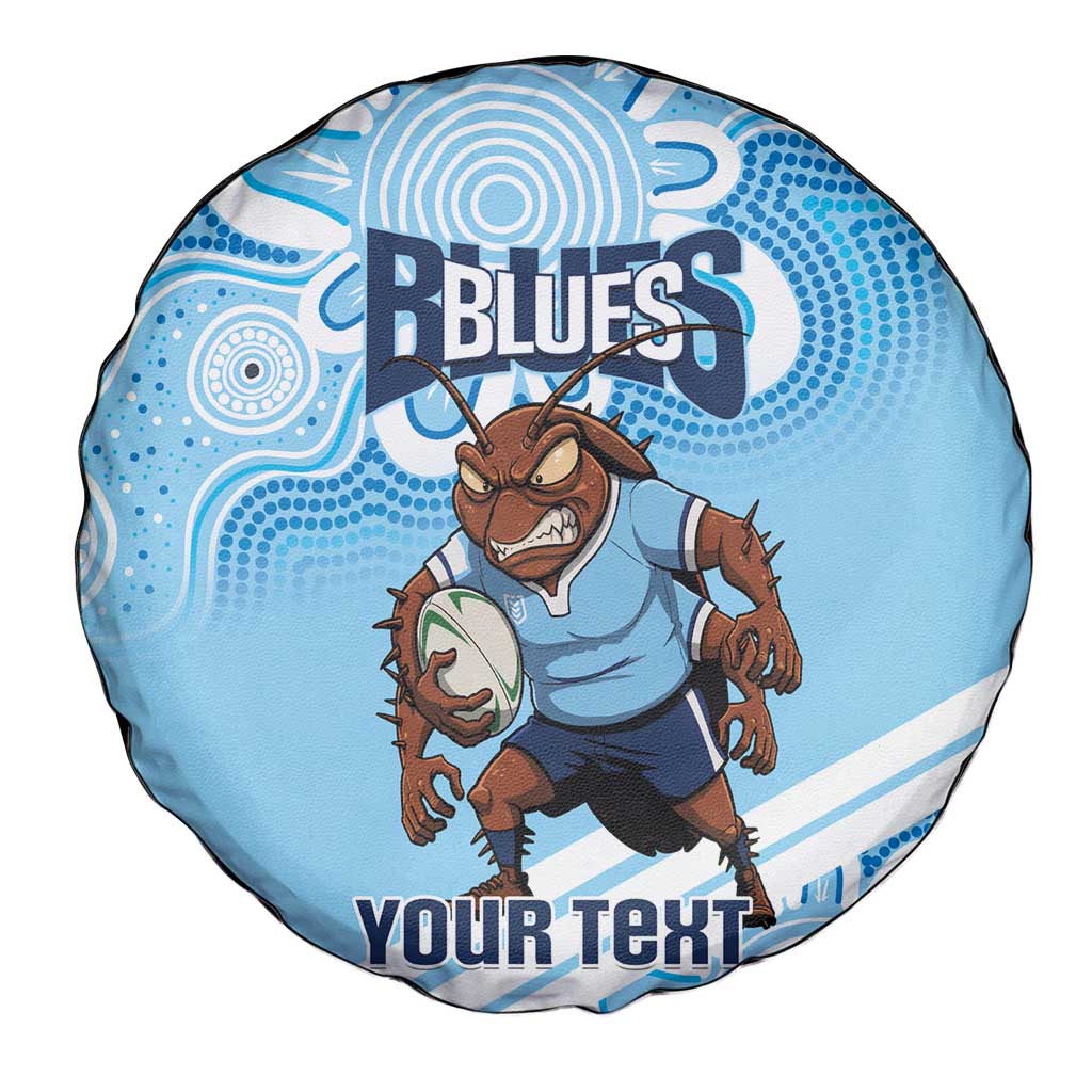NSW Blues Rugby Custom Spare Tire Cover Go Cockroaches Aboriginal Art