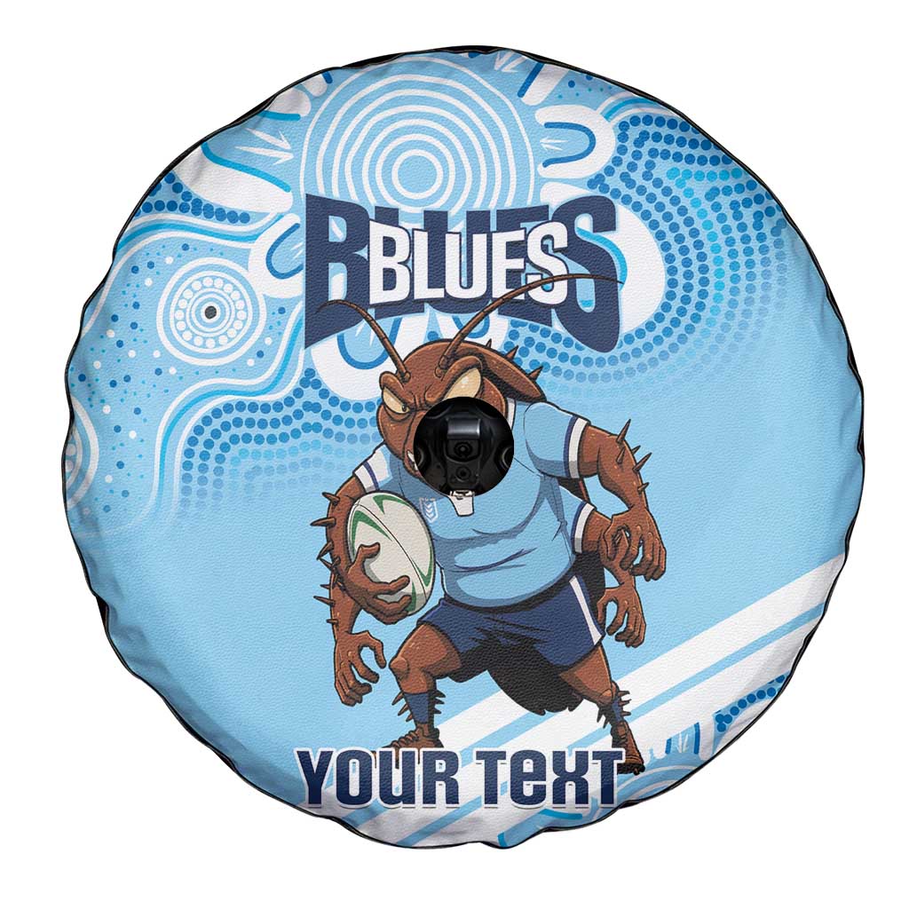 NSW Blues Rugby Custom Spare Tire Cover Go Cockroaches Aboriginal Art