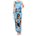 NSW Blues Rugby Custom Tank Maxi Dress Go Cockroaches Aboriginal Art