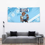 NSW Blues Rugby Custom Tapestry Go Cockroaches Aboriginal Art