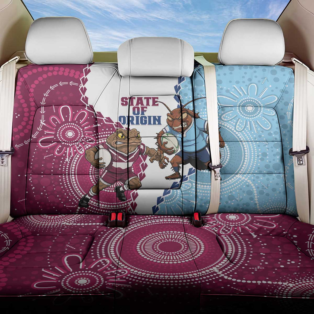 QLD Maroons and NSW Blues 2025 Back Car Seat Cover Come On Together